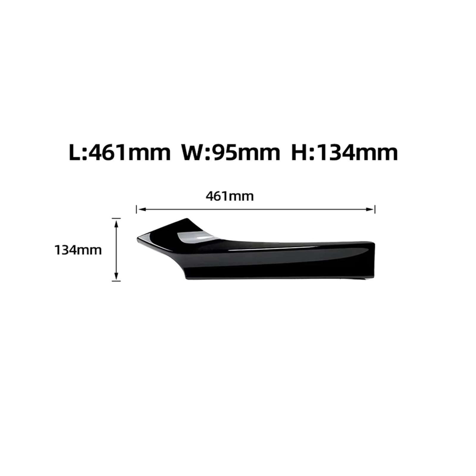 Frontspoiler Frontlippe Für 2 Serie Für F22 Für F23 Für M235i Für M240i Für 220i 228i 230i Für M Für Sport 2014-2022 Frontschürze Seite Lip Frontstoßstange Spoiler(Glossy Black)