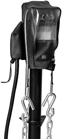 Clever Cover by Trailersphere Custom Electric Tongue Jack Cover for Trailer, RV, Camper, Chains Holder, Plug Protector, Sun and Waterproof (RAM Jack Cover)
