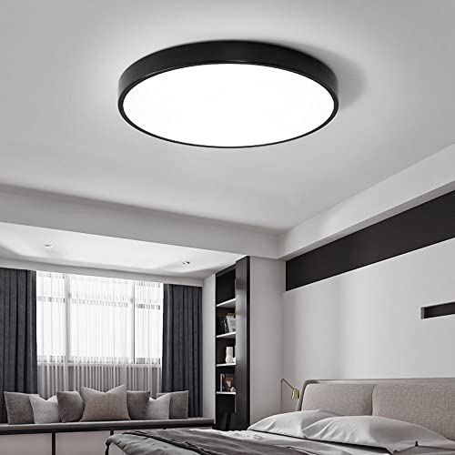 Plafonnier LED ultra-fin YRYRYW multicolore avec télécommande - 5