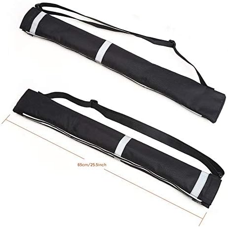 Atopxing 2PCS Reverse Umbrella Carry Bags, Double Layer Storage Bag, Waterproof Anti-Dust Reversible Umbrella Cover W/Reflective Safety Stripes Shoulder Strap(ONLY for Inverted Umbrella)