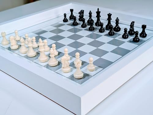 Tablero de Juego de Cristal con Ajedrez y Más miniatura 6