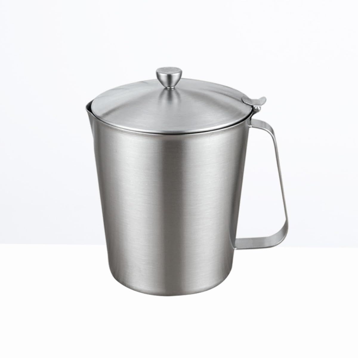 Misurino Graduato in Acciaio Inox con Coperchio 700ml Argento