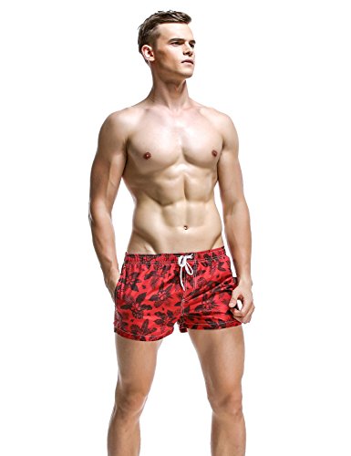SEOBEAN Mens Sport Swimwear Trunk Boxer Beach Boardshorts4