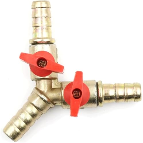 Levier d'arrêt de vanne en laiton 3 voies, distribution étanche et précise eau et gaz - 7