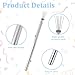 Xyembu 2PCS Balloon Popper Tool Striker Burster Stick with 7 Iron Pins Practical and Convenient Balloon Popper Tool Ideal for Cleaning After a Party