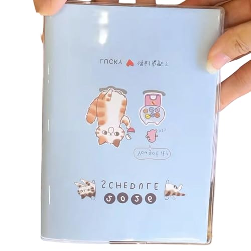 Cats Themed Planner Journal with Monthly Schedule and Week Planner for Sustainable Professional Use Office Notebook