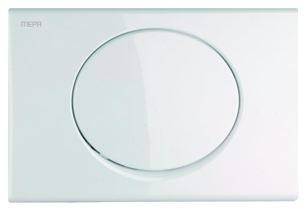 Mepa Ellipse-Rév Plaque d'activation SS Blanche 420701