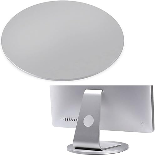 Monitor de rotación de aluminio de 360 ° Base giratoria para monitor de pantalla de computadora Soporte giratorio de TV de pantalla plana para iMac