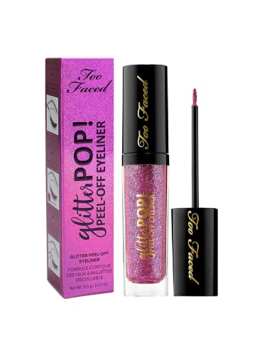Too Faced Glitter Pop! Peel-Off Eyeliner - Kitty Glitter - Fuchsia Multi-Sparkle #TOP1