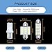 Neferta Pack-20 Car Interior LED Light Combination Set, T10 31 mm 42 mm Reading Light License Plate Light, Wide Angle Super Bright Lighting Long Life Plug and Play Bulb, Universal for Cars (White)
