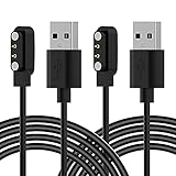 Bicmice Usb Charger Cable Compatible with Yamay Sw021 Willful Sw023 Sw025 Letsfit Id205l Letscom...