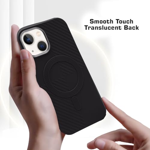 Image of AIBEX Gripp Case for iPhone 14 Compatible with Mag Saf Wireless Charging Slim Back Cover with Inner Magnetic Ring Shockproof