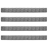 Rdxcv 48 PCS 1/4 Oz Adhesive Backed Wheel Weights, 0.25 Oz Low Profile Tire Balancing Weights with Strong...