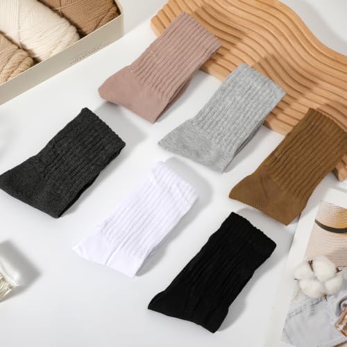 Image of Pleneal Slouchy Socks for Women Scrunch Sock Knit Chunky Crew Boot Socks