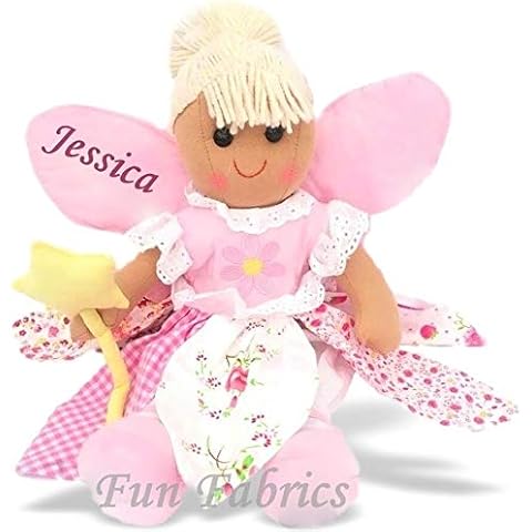 Personalised Fairy Rag Doll for New Baby Cover