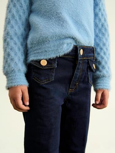 Abel & Lula Palazzo Denim Pants for Girls Dark4