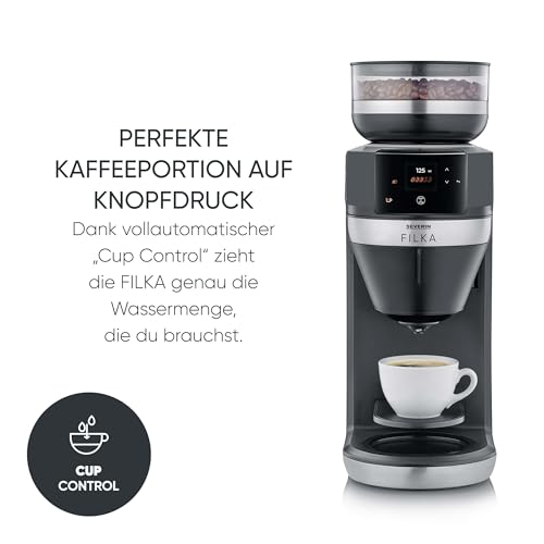 Kaffeevollautomat Severin FILKA bis 300 Euro 5-in-1 Filterkaffeemaschine