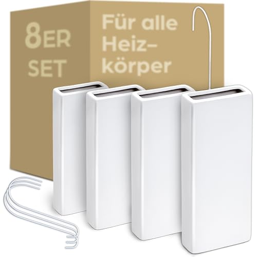 Praknu Luftbefeuchter Heizkörper aus Keramik - 8er Set mit Flexiblem Aufhängehaken - Feuchtigkeitskontrolle - Energieeinsparung - Effiziente Feuchtigkeitsabgabe Praknu Luftbefeuchter Heizkörper aus Keramik - 8er Set mit Flexiblem Aufhängehaken - Feuchtigkeitskontrolle - Energieeinsparung - Effiziente Feuchtigkeitsabgabe