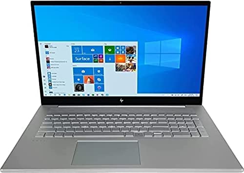 Image of HP Envy 17.3 inch FHD Touchscreen Business Laptop, Intel Core i7-1165G7, Windows 11 Pro, 64GB RAM, 2TB SSD, NVIDIA GeForce MX450, Backlit Keyboard, Long Battery Life,32GB Durlyfish USB Card
