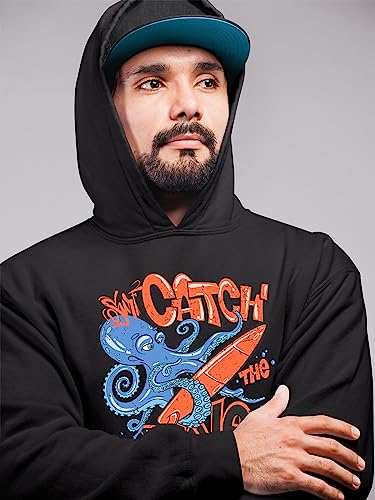 Sweat à capuche pieuvre pour vos soirées plage et surf - 2