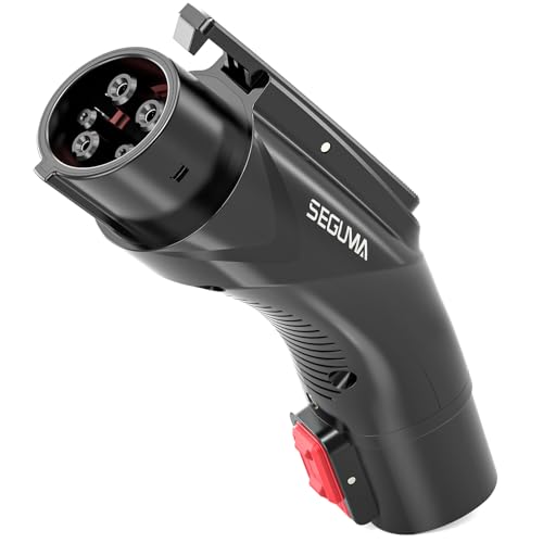 Image of EV Charging Adapter for Tesla to J1772, Up to 60Amp with Safety Lock, IP65, Portable J1772 Tesla Adapter, Compatible with Tesla Mobile Charger Wall Connector Destination Chargers for All J1772 EVs