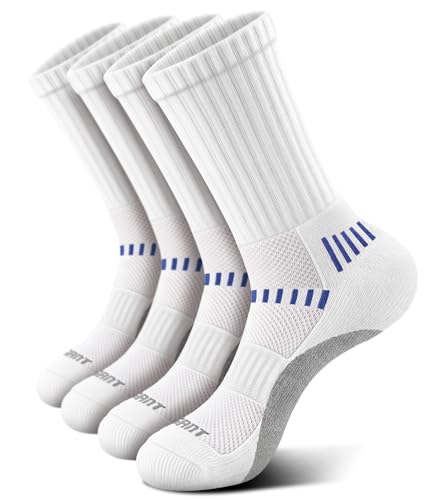 Catálogo para Comprar On-line Ropa de Running para Niño Top 10. 45 Calcetines Deportivos con Compresión para Niños y Niñas - Baloncesto Running Soporte de Arco Acolchado 4 Pares(4Pares,X-Large)