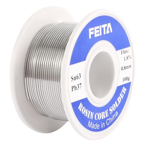 FEITA Sn63-Pb37 fil à souder haute pureté 0.8mm 100g point fusion 183℃