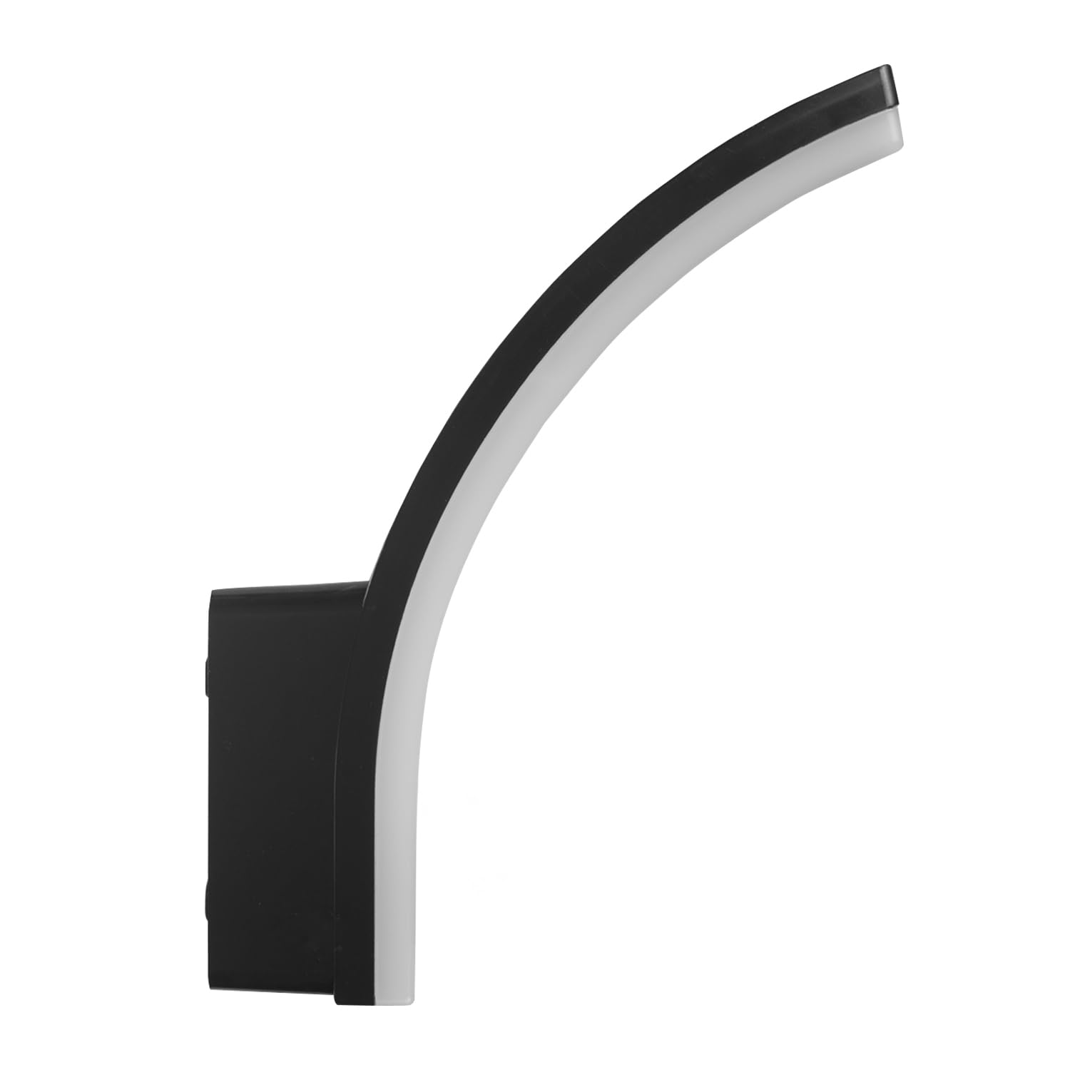 Maclean MCE511 Lampada da parete a LED, illuminazione da parete per uso esterno ed interno, lampada da parete, 20W, IP65 - impermeabile, 2750lm, 4000K bianco neutro (Nero)