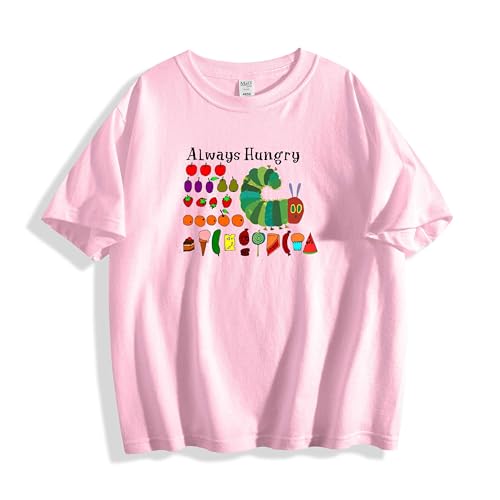 Caterpillar Always Hungry Kid's Tees Short Sleeve Teen T-Shirt