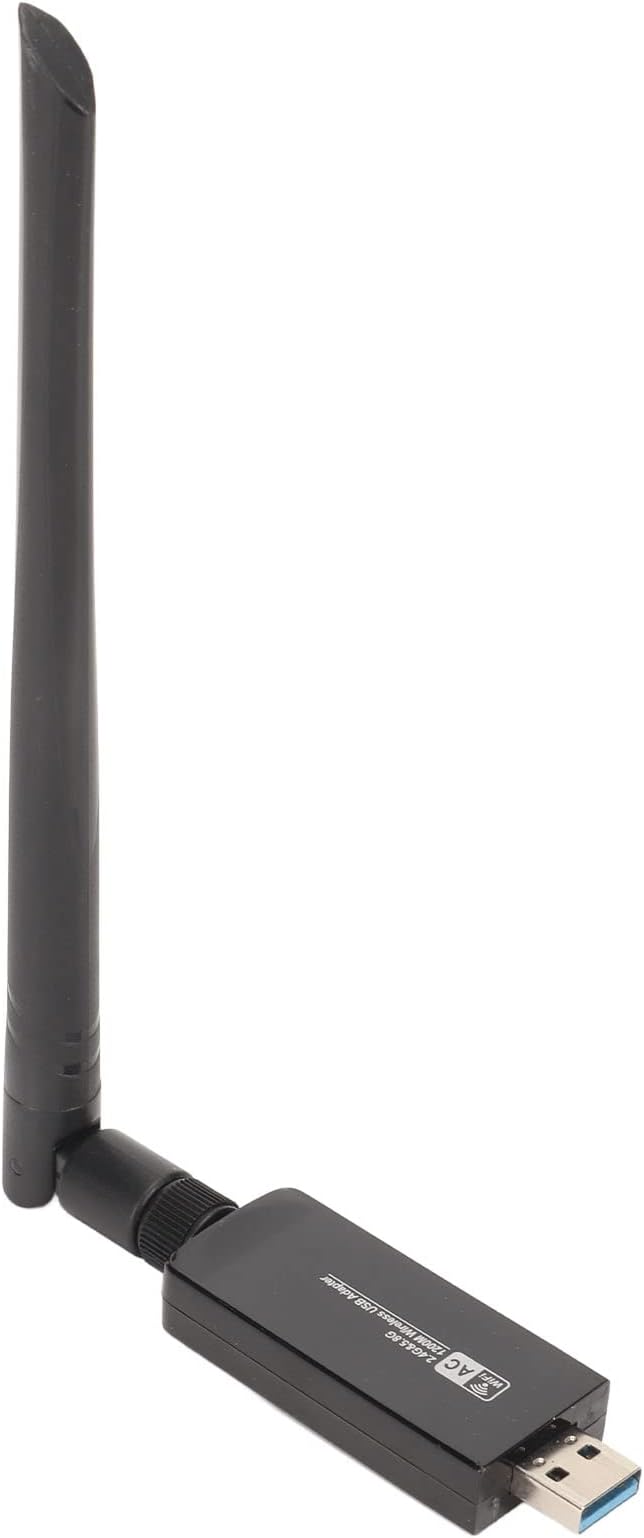 USB Wi Fi Adapter, Dual Band Cordless Network Adapter with USB 3.0 Interface, Support AP Mode, Wi Fi Sharing with Other Devices, for 8,