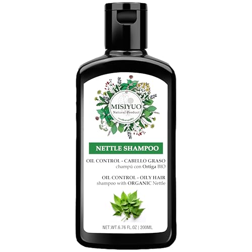 🌿✨ 10 Best Nettle Shampoo for Hair Loss 2 Nettle Shampoo for Oily Hair - 100% Organic Nettle Extract Hair Shampoo, Regulates Oil Production, Prevents Hair Loss, Promotes Growth & Nourishment, Paraben, Silicone, SLS Free, 6.76 Fl Oz