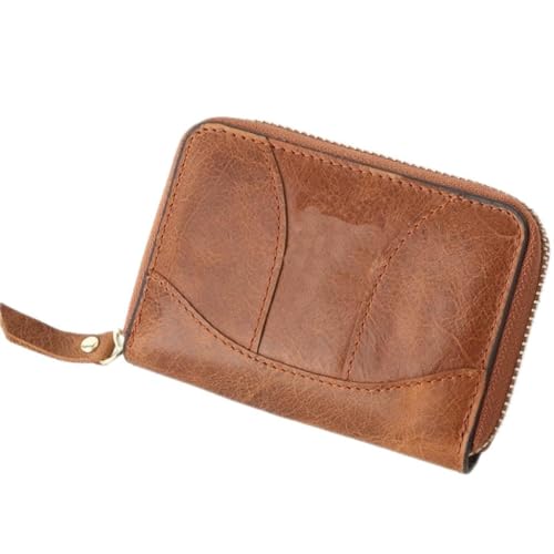 Card Bag Women's Men's Wallet Multi Function Organ Card Bag Zipper Bag Short Wallet