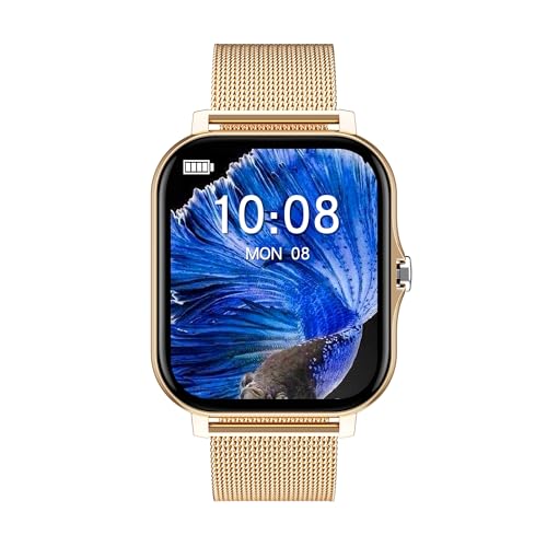 Image of Nervfit Astra GT Smart Watch, HD Display with Silicon Strap, BT Calling, IP67 Water Resistant, Custom Watch Faces, AI Voice Assistant, Health Tracking