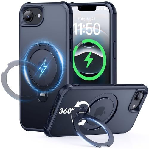 �y2026�ō�����E11�N�̏��S�J���zPeerock iPhone 16e �p �P�[�X�y���@�\��́E360°�V��_��]�X�^���h�z�ČRMIL�K�i �ϏՌ� MagSafe�Ή� ���ϋv�� �ő�25W�}���[�d�Ή� �w��h�~/�}�b�g�d�グ/���ϖh�~/������ ��������