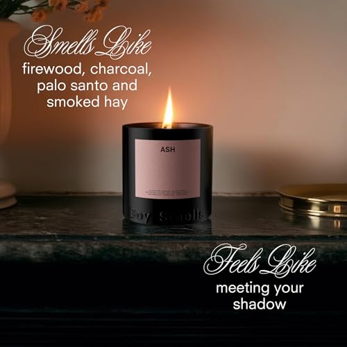 Image of Boy Smells Ash Candle - 9oz - Charcoal, Palo Santo, and Smoked Hay - Woody Scented Candle