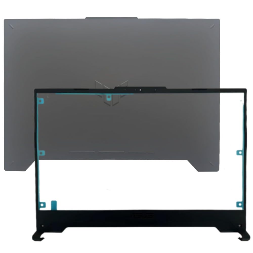 New Compatible Replacemen for ASUS TUF Gaming F15 A15(2023) FA507XI FA507NV FX507VV FX507VU FX507ZV FX507ZU(1.LCD Rear Back Top Cover Case and LCD Front Bezel Cover)