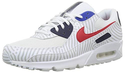  Nike Air Max 90, Chaussure de Course Homme, Wh...