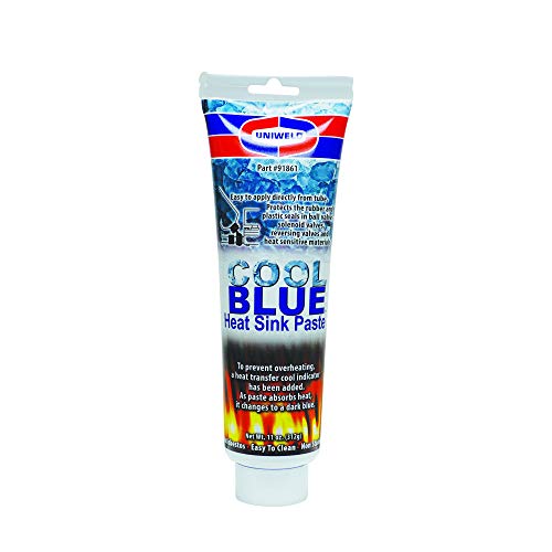 Uniweld 91861 cool blue heat sink paste