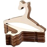 Kleiderbügel für Baby aus Holz: Hergestellt aus hochwertigem Holz, sind diese Babykleiderbügel glatt, bruchsicher und langlebig. Sie können Kleidung effektiv organisieren, ohne diese einzuhaken oder zu beschädigen, ideal für den täglichen Gebrauch