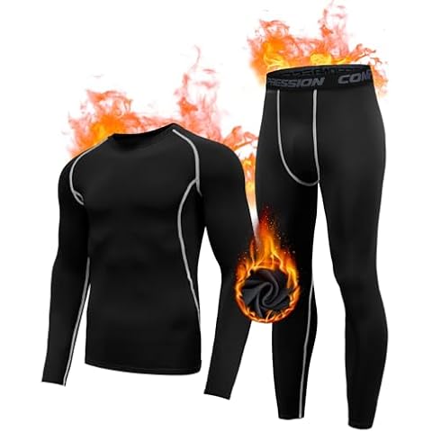 Holure Men's Thermal Compression Base Layer Set Cover
