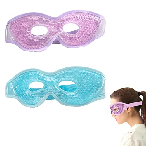 2 Pcs fascia mal di testa, mascherine rinfrescanti per viso, maschera