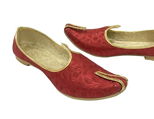 ESHOE ETHNIC Punjabi Juttis for Men's Sherwani Shoe Mojaris Wedding Juti Stylish Mojari for Men Jutti