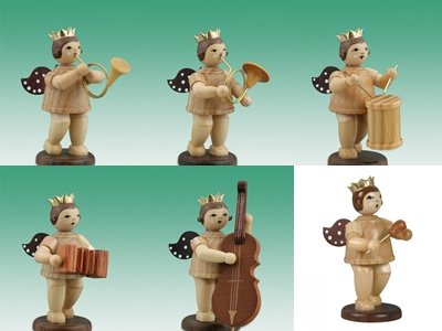 Ange de Noël à peindre 6 pièces Rudolphs Schatzkiste comme cadeau créatif personnalisé