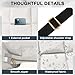 NAARIIAN Puffer Tote Bag for Women, Lightweight Quilted Puffy Shoulder Handbag with Adjustable Shoulder Strap, Puffer Bag Satchel Puffer Purse Handbag for Work,Travel, Gym(white)