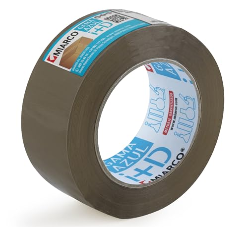 Monouso | 1 Cinta Adhesiva Marrón, 4,8cmx132m, Embalar, Sellar, Empaquetar Cajas, Mudanza, Manualidades, Resistente