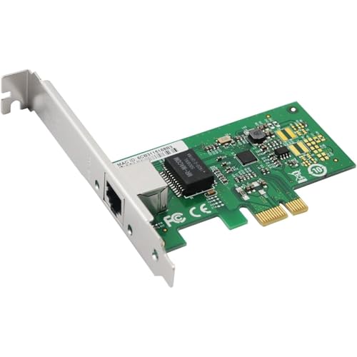 Adaptador de Red PCIe x1 Ethernet Gigabit, Tarjeta NIC de Escritorio de un Puerto con Controlador RTL8111H miniatura 2