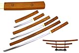 Snake Eye Tactical Shirasaya Wooden Samurai Sword Set Katana (758N-AM)