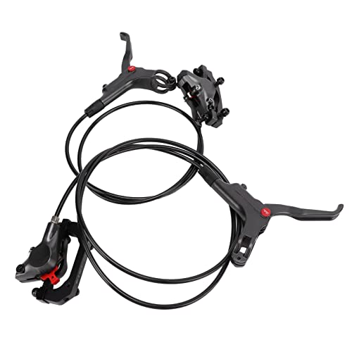 RiToEasysports Piston Drive Front and Rear Hydraulic Disc Brakes, Lightweight Strong Braking Mountain Accessories