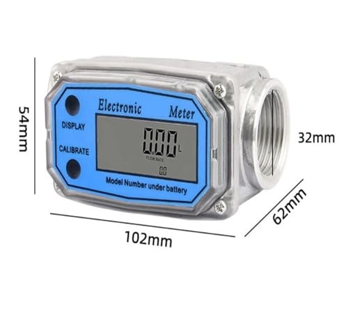 Medidor de flujo digital de 1 pulgada en acero inoxidable para control de caudal 3