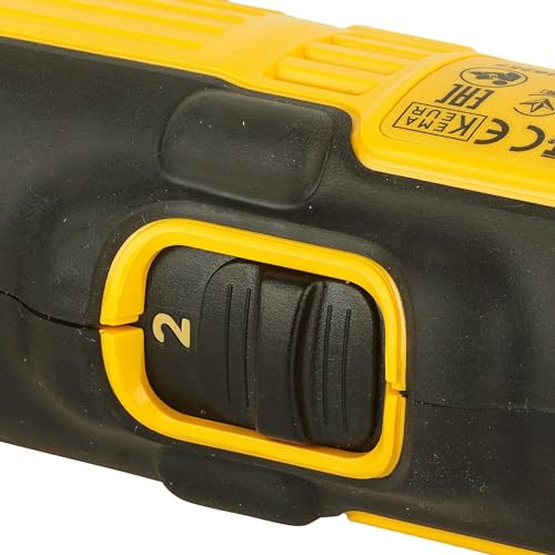 DEWALT DCD740N-XJ DCD740N Winkelbohrmaschine 18V XR ohne Akku und Ladegerät, 360 W, 18 V, Schwarz, Gelb, Bare Unit